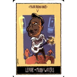 Tarot coleccion Major Arcana Blues -Tete Chumi (22 Cartas) (Numerado 1000) - Atasca Burras Ediciones